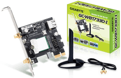 Gigabyte GC-WB1733D-I, WiFi 802.11ac, Bluetooth 5, PCIe, Dual Band, 1734 Mbps