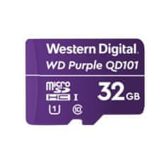 WD PURPLE 32GB MicroSDHC QD101 / D032G1P0CC / CL10 / U1 /