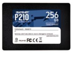 Patriot P210 256GB SSD 2,5" Interní SATA 6GB/s 7mm