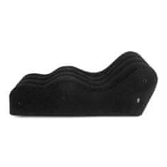 Easytoys Bedroom Fantasies The Lounger Inflatable Bench (Black), nafukovací lehátko s kroužky na pouta