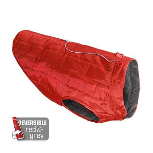 Kurgo Kurgo Loft Nepromokavá bunda pro psy Chili Red/Charcoal XL