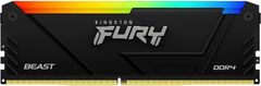 Kingston FURY Beast/DDR4/64GB/3600MHz/CL18/2x32GB/RGB/Black