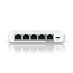 Ubiquiti UniFi Switch Flex Mini 2.5G (USW-Flex-2.5G-5), 5-Port 2.5Gbt, PoE-in, USB-C