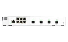 Qnap řízený switch QSW-M2106-4S (6x 2,5GbE RJ45 a 4x 10GbE SFP+)