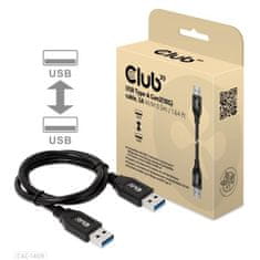 Club 3D Kabel USB 3.2 Gen2 Type-A, 3A M/M, 50 cm (CAC-1409)