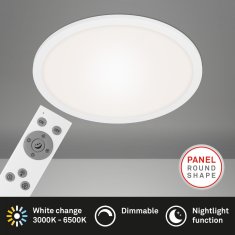 BRILONER BRILONER Svítidlo LED panel, noční světlo, stmívatelné, CCT nastavení teploty barvy BRILO 7168-016