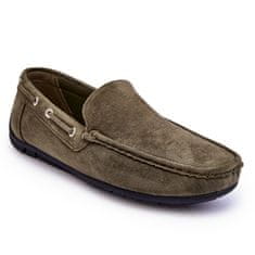 Pánské semišové mokasíny Slip-on velikost 44