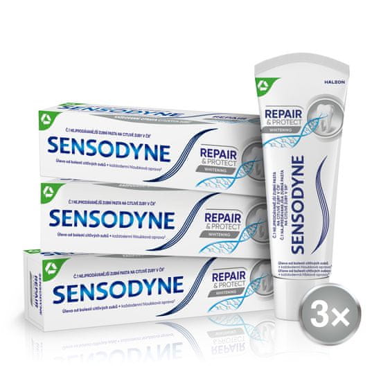 Sensodyne Zubní pasta Repair&Protect Whitening 75 ml 3 ks