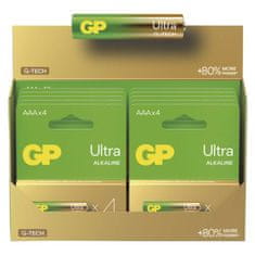 GP Alkalická baterie GP Ultra AAA (LR03), 4 ks