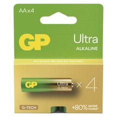 GP Alkalická baterie GP Ultra AA (LR6), 4 ks