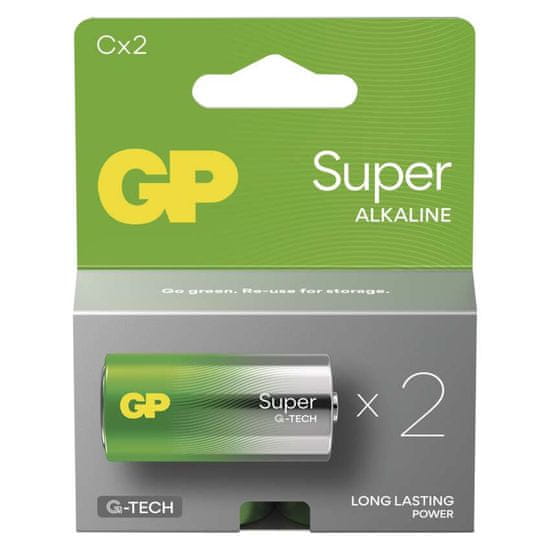 GP Alkalická baterie GP Super C (LR14), 2 ks