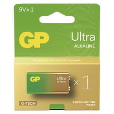 GP Alkalická baterie GP Ultra 9V (6LF22), 1 ks