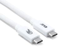 Club 3D Kabel USB4 Typ-C, 80Gbps, Certifikovaný kabel, 4K540Hz, 8K240Hz, 16K60Hz, PD 240W, 1.2m