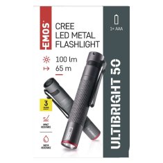 Emos CREE LED kovová svítilna Ultibright 50, P3150, 100lm, 1xAAA