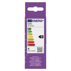 Emos LED žárovka Filament svíčka / E14 / 3,4 W (40 W) / 470 lm / teplá bílá