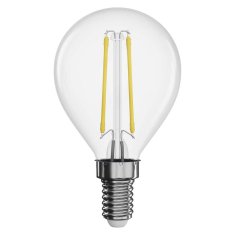 Emos LED žárovka Filament Mini Globe / E14 / 1,8 W (25 W) / 250 lm / neutrální bílá