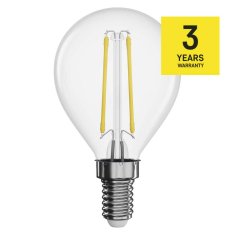 Emos LED žárovka Filament Mini Globe / E14 / 1,8 W (25 W) / 250 lm / neutrální bílá