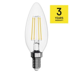 Emos LED žárovka Filament svíčka / E14 / 6 W (60 W) / 810 lm / neutrální bílá