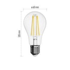 Emos LED žárovka Filament A60 / E27 / 7 W (75 W) / 1 060 lm / neutrální bílá