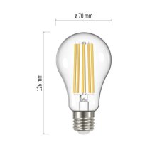 Emos LED žárovka Filament A70 / E27 / 17 W (150 W) / 2 452 lm / teplá bílá