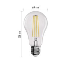 Emos LED žárovka Filament A60 / E27 / 11 W (100 W) / 1 521 lm / neutrální bílá