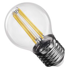 Emos LED žárovka Filament Mini Globe / E27 / 3,4 W (40 W) / 470 lm / neutrální bílá