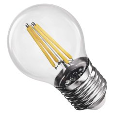 Emos LED žárovka Filament Mini Globe / E27 / 6 W (60 W) / 810 lm / teplá bílá