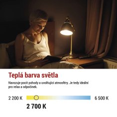 Emos LED žárovka Filament A60 A CLASS/ E27 / 5 W (75 W) / 1 060 lm / teplá bílá