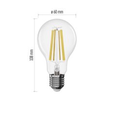 Emos LED žárovka Filament A60 / E27 / 11W (100W) / 1521 lm / neutrální bílá