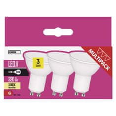 Emos LED žárovka Classic MR16 / GU10 / 3,8 W (30 W) / 320 lm / teplá bílá