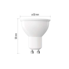 Emos LED žárovka Classic MR16 / GU10 / 7 W (60 W) / 800 lm / neutrální bílá / stmívatelná