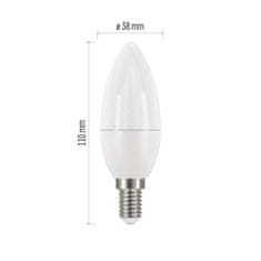 Emos LED žárovka Classic svíčka / E14 / 7,3 W (60 W) / 806 lm / studená bílá