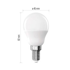 Emos LED žárovka Classic Mini Globe / E14 / 4,2 W (40 W) / 470 lm / neutrální bílá