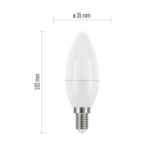 Emos LED žárovka True Light svíčka / E14 / 4,2 W (40 W) / 470 lm / teplá bílá