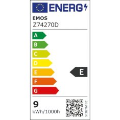 Emos LED žárovka Filament A60 / E27 / 8,5 W (75 W) / 1 055 lm / teplá bílá / stmívatelná