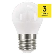 Emos LED žárovka Classic Mini Globe / E27 / 5 W (40 W) / 470 lm / studená bílá