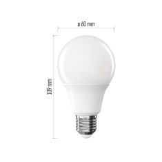 Emos LED žárovka Classic A60 / E27 / 9,5 W (75 W) / 1055 lm / teplá bílá