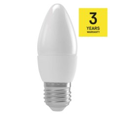 Emos LED žárovka Classic svíčka / E27 / 4,9 W (40 W) / 470 lm / teplá bílá