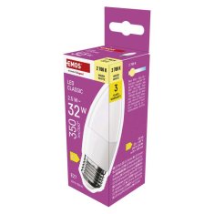 Emos LED žárovka Classic svíčka / E27 / 2,5 W (32 W) / 350 lm / teplá bílá