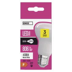 Emos LED žárovka Classic R63 / E27 / 8,8 W (60 W) / 806 lm / neutrální bílá