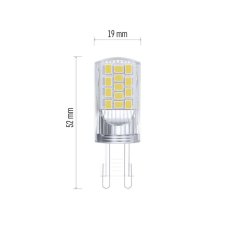 Emos LED žárovka Classic JC / G9 / 4 W (40 W) / 470 lm / teplá bílá