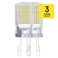 Emos LED žárovka Classic JC / G9 / 4 W (40 W) / 470 lm / neutrální bílá