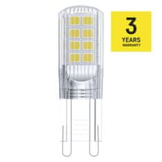 Emos LED žárovka Classic JC / G9 / 2,5 W (32 W) / 350 lm / neutrální bílá