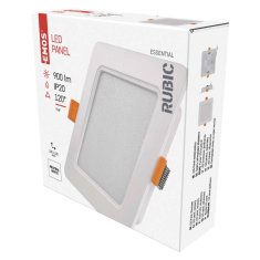 Emos LED podhledové svítidlo RUBIC 12 x 12 cm, 9 W, neutrální bílá