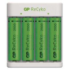 GP Nabíječka baterií GP Eco E411 + 4× AA ReCyko 2100