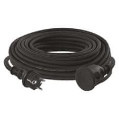 Emos Venkovní prodlužovací kabel 25 m / 1 zásuvka / černý / guma-neopren / 230 V / 2,5 mm2