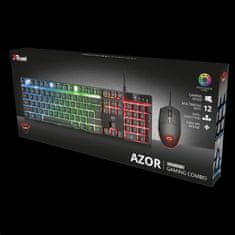 Trust set klávesnice + myš GXT 838 Azor Gaming Combo CZ/SK