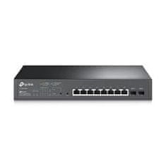 TP-Link "JetStream 10-Port Gigabit Smart Switch with 8-Port PoE+ PORT: 8× Gigabit PoE+ Ports, 2× Gigabit SFP SlotsSPE