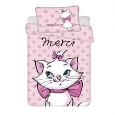 Jerry Fabrics  Disney povlečení do postýlky Marie Cat Merci baby 100x135, 60x40 cm