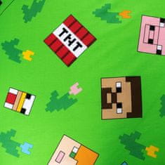 Jerry Fabrics  Povlečení bavlna Minecraft Outdoor Mobs 140x200, 70x90 cm